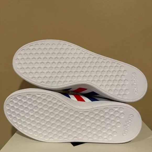 ADIDAS GRAND COURT BASE 2.0 WHITE SUPERSTAR TENNIS CASUAL Men’s Size 10 - Picture 5 of 5